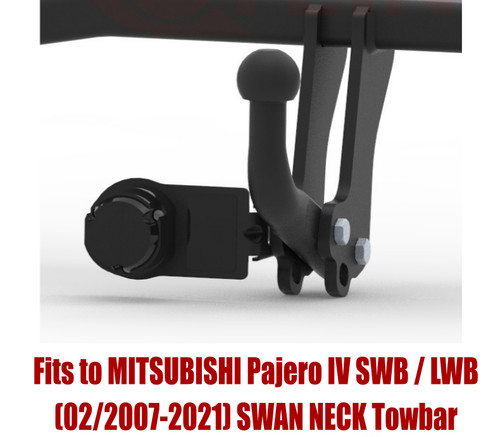 Swan tow bar for mitsubishi - tow,
