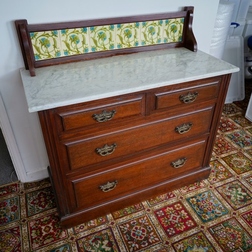 Antique wash stand with - antique,