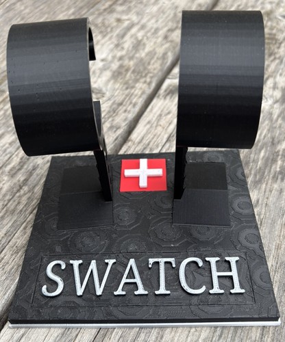 Swatch watch duel display - swatch,