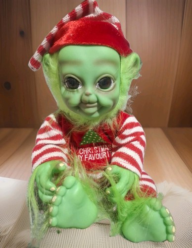 Grinch baby doll - doll, christmas