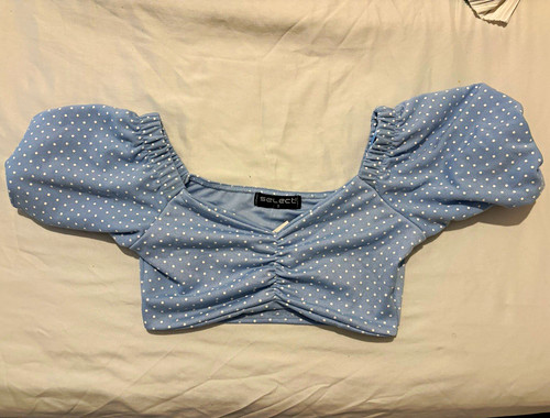 Select blue white polka dot - select, blue/white
