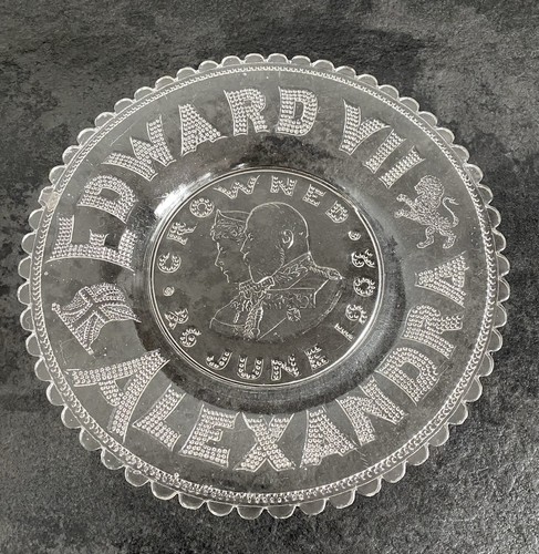Antique 1902 glass plate made - antique,
