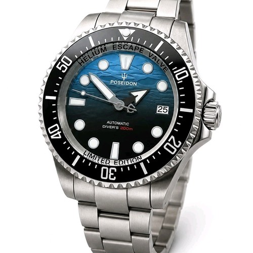 Blue automatic diver divers - automatic,