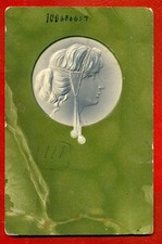 ART NOUVEAU LADY VINTAGE