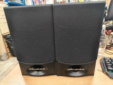 Wharfedale Valdus 200 Bookshelf Speakers In Black - Untested.