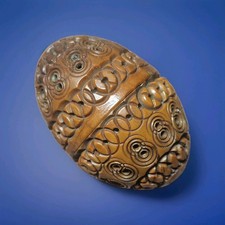 Antique Hand Carved Coquilla