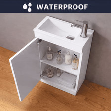 400mm Cloakroom Vanity Unit