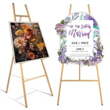 Gold Easel Stand for Wedding
