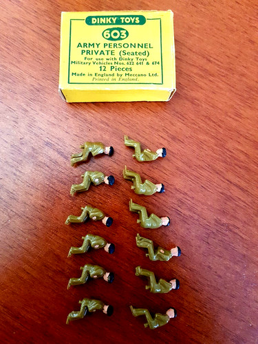 Dinky toys 603 army - dinky, personnel