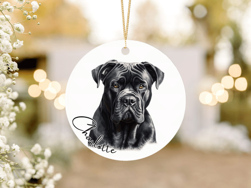 Cane corso dog - corso, aluminium