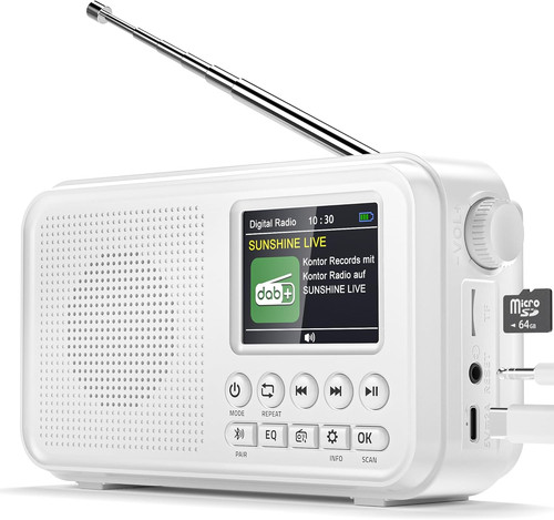 Portable dab radio with - portable,
