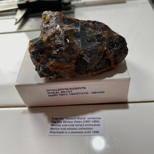 Sphalerite siderite wheal - sphalerite/siderite,