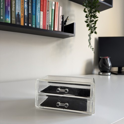 Acrylic storage drawers - storage,