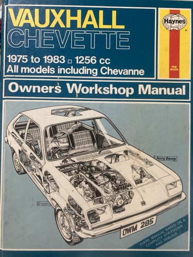 Haynes vauxhall chevette - vauxhall,