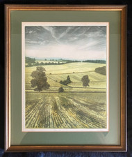 Mark Spain "Valley View" Framed Colour Trial Kent Landscape 38cm x 46cm approx