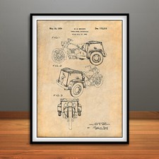 1952 Three Wheel Motorcycle