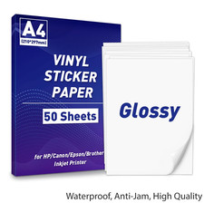 A4 Vinyl Self Adhesive Sticker