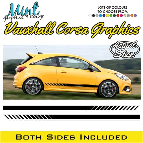 Vauxhall corsa side stripes - vauxhall,