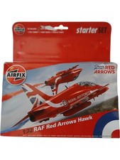 Airfix 1:72 RAF Red Arrows Hawk Starter Set Model Kit - Unused / Sealed