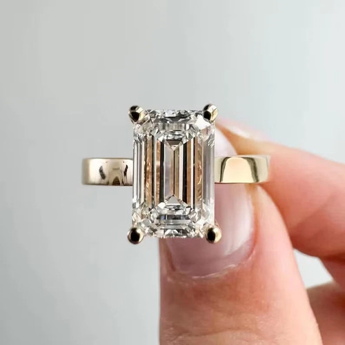Diamond ring gold lab grown - diamond,