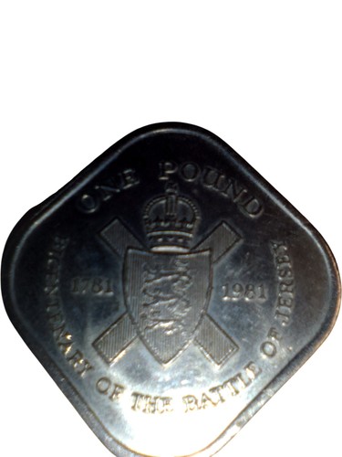 Jersey one pound coin - one,