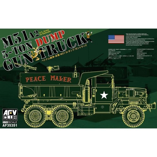 Afv club 35351 m51a2 ton - club, 6x6