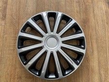 UNIVERSAL VERSACO TREND Wheel Trims  Rim Silver Black Cover Hub Cap Trim 14" R14