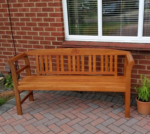Large wooden garden - wooden, bench