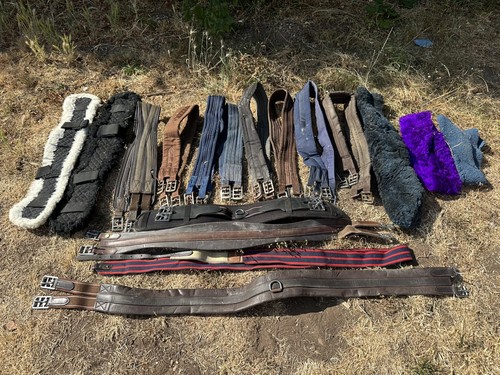 Job lot assorted girths - lot, /