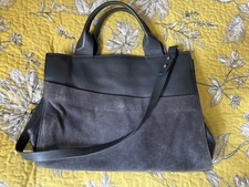 oushka Grey leather bag