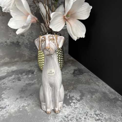 Next grey ceramic dog - grey,