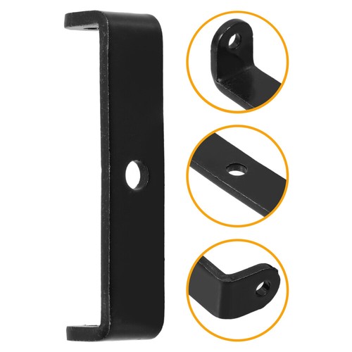 Sturdy black shape shelf - black, u