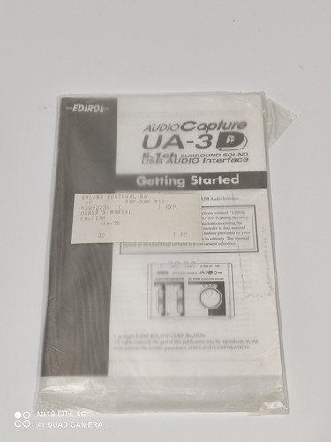 Original edirol usb - ua-3d,