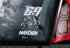 Nicky Hayden - Car Window