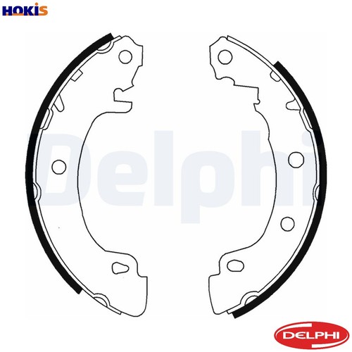 Brake shoe set ls1724 - shoe,