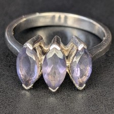 Sterling silver iolite