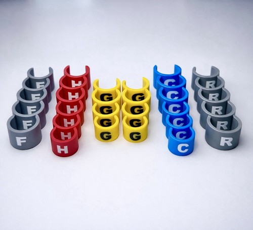 Clip pipe labels 34 - on,