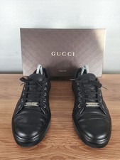 Gucci Mens Black Shoes  8uk