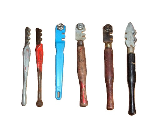 Job lot vintage glass cutters - job,