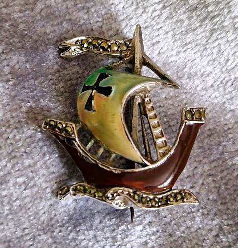 Vintage bjl brooch 1950s - vintage,