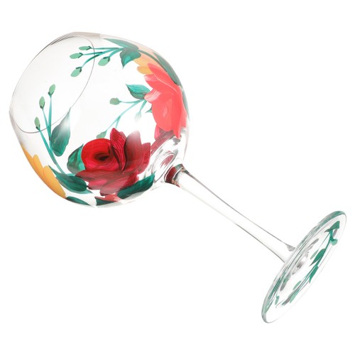 Hand painted balloon - hand, wine