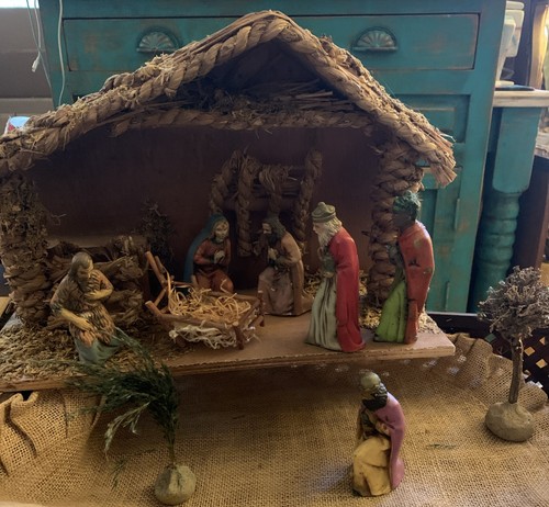 Vintage wooden christmas - vintage,