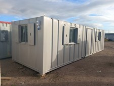 32FT X 10FT ANTI VANDAL OFFICE PORTABLE BUILDING  STEEL CONTAINER OFFICE