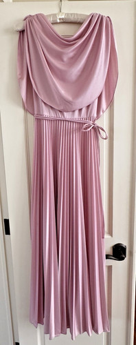 Vtg 1980s dress rose - vtg,