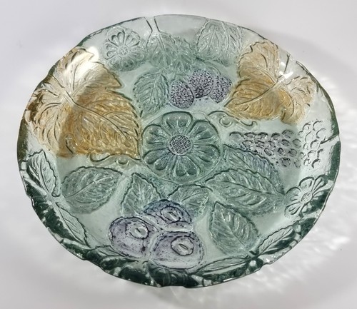 Blue art glass - -sh,