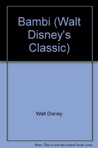 Bambi walt disney - bambi, (walt