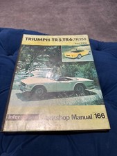 Triumph TR5 TR250 TR6 Pi intereurope workshop manual 1968 