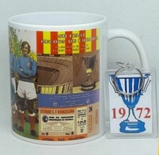 GLASGOW RANGERS  - EUROPEAN CUP WINNERS CUP 1972 :  11oz MUG - + FREE KEYRING