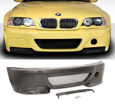 BMW E46 M3 2DR 00-06  COUPE CABRIO M3 CSL STYLE FRONT BUMPER & CARBON SPLITTERS