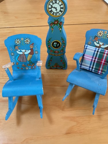 Dollhouse rocking chairs - dollhouse,